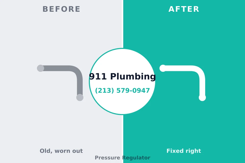 Before and after: plumbing repair Fort Gaines, GA